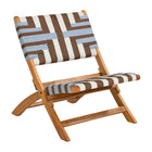 Zuo Sunshine Lounge Chair - Multicolor-Natural wood