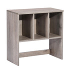 FurnitureR Side Shelf Bookcase - Brown -Versatile design works well in any room - use as a bookshelf or accent cabinet