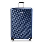 Ricardo Beverly Hills Melrose 30" Hardside Check-in Luggage - Large - Upright - Prussian Blue-Durable polycarbonate alloy exterior: Helps protect belongings from bumps, scratches, and the wear and tear of travel while maintaining a sleek hardside look