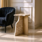 Zuo Surya Side Table - Beige-Maximum Weight Capacity: 75