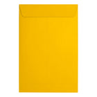 Jam Paper 80 lb Open End Envelopes - 6" H x 9" W - Sunflower Yellow - 50 Pack-Peel & press seal: The self-seal design of these envelopes is perfect for anyone who doesn’t want to lick or use a moistener on every single envelope — it’s a huge time-saver! Simply peel off the protective strip, press, and seal. It couldn’t be easier! This type of adhesive is great for business applications, wedding announcements, and personal notes