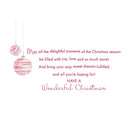 Mill Brook Studio Christmas Greeting Cards/Envelopes - 5-3/8" x 7-3/4" - Ornament - 18 Pack-Printed on premium uncoated paper