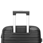 TUCCI Lussore 20" Hardside Carry-On Luggage - Black-Expandable Design – Extra packing capacity when needed. Adds extra packing space when you need it, perfect for bringing back souvenirs