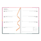 Letts - 2026 Agenda hebdomadaire/mensuel Gradient - 8-1/4 po x 5-5/6 po - Couleurs assorties - Multilingue-Fermeture élastique avec boucle pour stylo