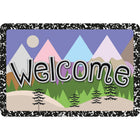 Ashley Productions The Original Fun Mat Welcome Mat - 15.5" x 23.5" - Magic Mountains Welcome-Measurement & Design: The Magic Mountains Welcome Mat measures 15.5" x 23.5".
