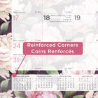 Blueline 2027 Pink Ribbon Monthly Desk Pad Calendar - Pink - 22" x 17" - Bilingual-Bilingual: English and French
