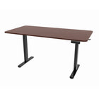 Uplite Dual Motor Electric Sit Stand Desk Frame - Black-Recommended table top measurements: Length of 48" to 85", Width of 23" to 43", and a Thickness of 3/4" and greater.