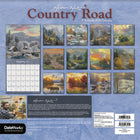 DateWorks 2026 16-Month Wall Calendar - 12" x 12" - Country Road - English-13 High Quality Images printed on Premium Paper