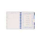 The Happy Planner 2026–2027 Big Disc Bound Dated Planner - 11-1/2" x 10-1/4" - Cottage Blues-Includes 3 Bonus months, a bookmark, and stickers