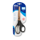 Hilroy - 8,3 po Ciseaux en titane, ciseaux multi-usages - poignées noires confortables - lames bronze-Lames Revêtues De Titane :  conçues pour une précision et une durabilité optimales, ces lames ultra-affûtées conservent leur tranchant, même lors des travaux les plus exigeants - elle résistent à la rouille et aux résidus collants pour des coupes nettes et précises sur une vaste gamme de matériaux