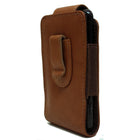 Ashlin Étui Catanzaro Universel en cuir pour téléphone intelligent iPhone 5, iPhone 6, Samsung S4, brun britannique-Convient aux téléphones intelligents : iPhone 4, 4S et iPhone 5, 5c, 5S, iPhone 6