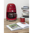 SMEG 10 Cup Coffeemaker - Red-4