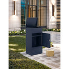 Ceha Canada Large Parcel Drop Box - 21" W x 16" D x 41" H - Dark Grey-7