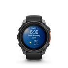 Garmin fēnix 8 - AMOLED Outdoor Recreation/Adventure Watches - 51 mm - Slate Gray with Black Silicone Band-10