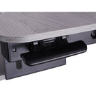 Rocelco 32" Adjustable Sit/Stand Laptop Desk Riser with Anti Fatigue Mat - Grey-Ready to use without any assembly.