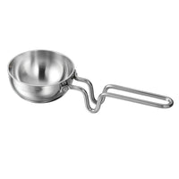 Tramontina - Utsava Poêle à tadka en acier inoxydable à 3 couches de 9,35 oz-Construction à 3 couches pour une cuisson rapide et uniforme