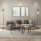 Hudson&Canal Gaia Round Nested Coffee Table - Blackened Bronze-Product Dimensions: 36" L x 36" W x 18" H