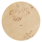 Modway - Cosmos Rond de 16 po Table d’appoint en bois de burle - Burl naturel-Pas d’assemblée