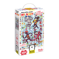 Banana Panda Observation Puzzle - My Body-I Love Cats Puzzle...for Kids that Love Cats - large 40-piece floor puzzle is sure to please your little ones ages 3 years and up with a colourful design full of cats