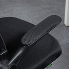 Vinsetto Mesh Office Chair with Lumbar Support and Flip-Up Armrests-Flip-up armrests so you can save space on your floor