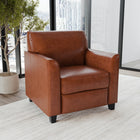 Flash Furniture - Fauteuil en cuir cognac de la série HERCULES Diplomat-Rembourrage LeatherSoft cognac
