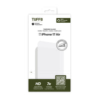 TUFF8 Tempered Glass Screen Protector with Auto Installer for iPhone 17 Air-Innovative Auto Installer: Ensures a hassle-free installation process