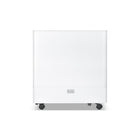 BLACK+DECKER 650 Sq. Ft. Dehumidifier for Large Spaces and Basements-DESIGNED FOR MODERN HOMES - Compact in size (15.4 x 11.1 x 24.3 in.) and with a sleek appearance, it blends in unobtrusively with modern spaces. Recessed handles, lightweight construction (42.1 lbs.) and four mobile caster wheels make it easy to move from one room to another