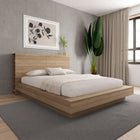 Nexera Marconi Headboard - Queen Size - Brown Oak-Oak Finish Options: Crafted from engineered wood, adding a touch of natural beauty to your space with its unique grain color variation