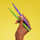 Paper Mate Flair Dual Felt Pens - Brush/Medium Tip - 0.7mm - Assorted Colours - Set of 8-6
