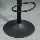 HOMCOM - Tabourets de bar pivotants en cuir PU hauteur comptoir - brun - paquet de 2-Base ronde, grande et lourde pour garder le tabouret stable lors de l'utilisation 
