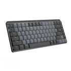 Logitech MX Mechanical Mini Minimalist Wireless Illuminated Keyboard - Linear-Fluid mechanical typing: MX Mechanical Mini keyboard features Linear switches that deliver next-level feel and flow with less noise - Tactile Quiet and Clicky switches are also available