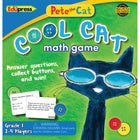 Edupress Pete the Cat Cool Cat Math Game 1-Players practice grade-level math by drawing cards and answering questions.