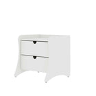Manhattan Comfort Coney Mid-Century Modern Dresser and Nightstand Set - White-30 Day Limited Manufacturer's Warranty