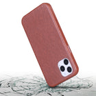 General Supply Goods + Co Vegan Leather Case for iPhone 12/12 Pro - Cognac-Slim design