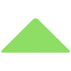 JAM Paper Standard Label Rolls - Triangle - 1-1/4" x 2-1/2" - Neon Green - 125 Labels/Roll-Size: Triangle (1-1/4" x 2-1/2 inches)
