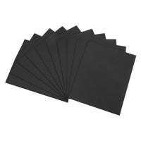 DBLG Import Foam Sheets - 9" x 12" - Black - 10 Pack-Foam sheets are easy to bend, shape and cut