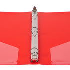 JAM Paper - Classeur en plastique de 0 -5 pouce - rouge - 3 anneaux-Les larges panneaux avant et arrière recouvrent entièrement les intercalaires et protège-pages standard. Nos classeurs à 3 anneaux métalliques sont dotés de deux boutons pour une ouverture et une fermeture faciles, ainsi que d'une pochette pratique sur le rabat intérieur.
