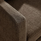 Modway - Serene Revêtement en tissu Fauteuil pivotant - Mocha-Rembourrage en mousse dense