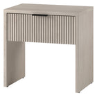 Hudson&Canal Kenslow 24" Nightstand - Alder White-Top weight capacity is 50 lbs, drawers can hold 10 lbs each