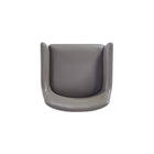 Manhattan Comfort - Fauteuil de salle à manger moderne Serena 23,03 po en similicuir gris-Garantie limitée du fabricant de 30 jours