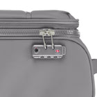 Bugatti Amsterdam 2-Piece Softside Luggage Set - Grey-Built-in TSA-approved combination lock for extra safety