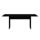 Manhattan Comfort Nomad 67.91" Modern Dining Table - Black-Home Assembly Required. All Hardware Included