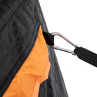 Outsunny 4 Person Ice Fishing Shelter - Pop-Up Ice Fishing Tent - Black-Built for 3-4 People
