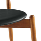 Modway Stalwart Dining Side Chairs - Dark Walnut/Black - 2 Pack-10