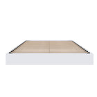 Nexera Platform Bed Frame - Queen Size - White-Fits a standard Queen size mattress. 500 pounds weight capacity