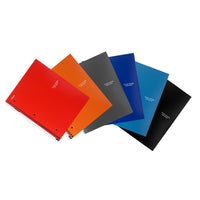 Five Star 1-Subject Premium Notebook, 11 x 8-1/2", Assorted, 200 Pages-Strong poly cover and extra-stiff back is combined to make this a superior notebook