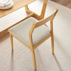 Modway - Solara Bois en tissu Fauteuils d’accompagnement à manger Ensemble de 2 - Tissage naturel à bruyère beige-Jambes effilées