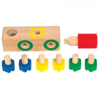 Guidecraft Screw Block Fine Motor Skill Matching Toy -  8 Pieces -Screw driver fits securely in a slot on the block base when not in use