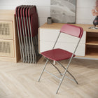 Flash Furniture - Chaise pliante de la série HERCULES en plastique rouge de première qualité de la série HERCULES-Taille pliée: 17.5 larg. x 2.5 prof. x 38,25 haut. (po)