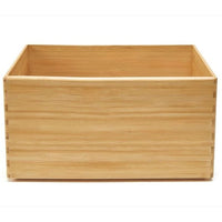 My Home My Living 3-Piece Bamboo Rectangle Storage Baskets Set - 9.5"W x 7" D x 4.75"H -Contemporary appearance and functional design make the baskets perfect for decoration and storage